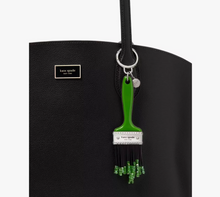 Load image into Gallery viewer, Kate Spade Squeeze Paint Brush Bag Charm Key Fob Chain Keychain Artist