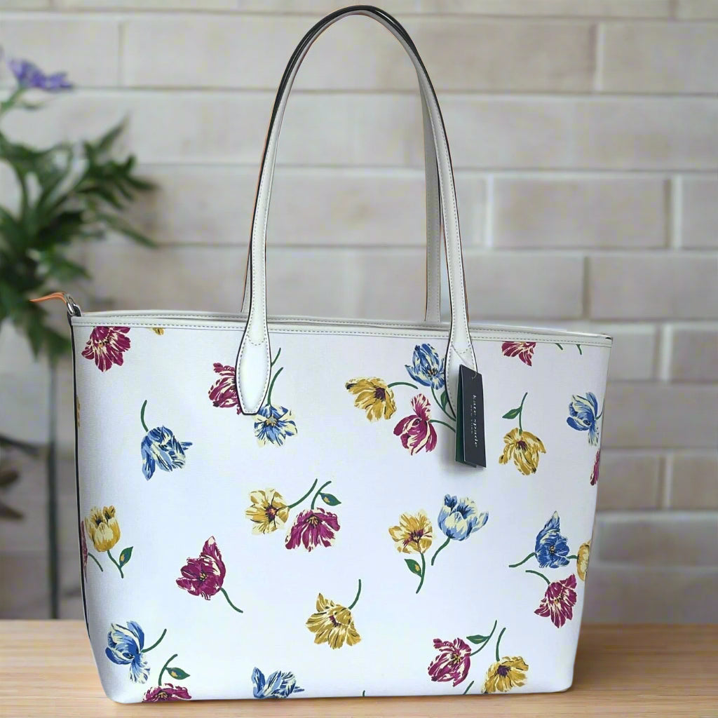 Kate spade cream tote new arrivals