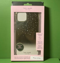 Load image into Gallery viewer, Kate Spade iPhone 14 PLUS Case Gold Metallic Ombre Hard Shell Box 6.7in