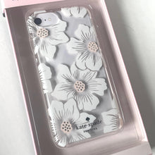 Load image into Gallery viewer, Phone case with floral design and 'kate spade New York' branding in packaging.