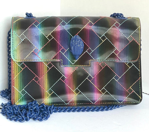Kurt Geiger Women's Kensington Rainbow Transparent Vinyl Crossbody Bag