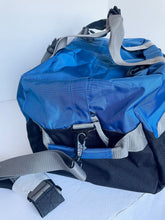 Load image into Gallery viewer, LL Bean Adventure Duffle Medium Blue Nylon Water Resistant Tote Bag Carry On