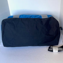 Load image into Gallery viewer, LL Bean Adventure Duffle Medium Blue Nylon Water Resistant Tote Bag Carry On