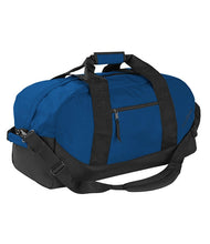 Load image into Gallery viewer, LL Bean Adventure Duffle Medium Nylon Water Resistant Tote Bag Carry On Red/Blue