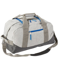 Load image into Gallery viewer, LL Bean Adventure Duffle Medium Gray Nylon Water Resistant Tote Bag Carry On
