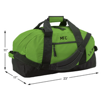 Load image into Gallery viewer, LL Bean Adventure Duffle Medium Gray Nylon Water Resistant Tote Bag Carry On