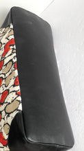 Load image into Gallery viewer, Laura Dimaggio Red Foral Print Canvas Leather Large Beige Tote Shoulder Bag