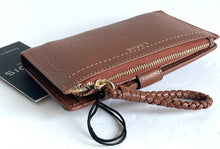 Load image into Gallery viewer, Lodis Wallet Womens Brown Small RFID Leather Bifold Snap Isabella ID Coin Zip