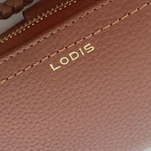 Load image into Gallery viewer, Lodis Wallet Womens Brown Small RFID Leather Bifold Snap Isabella ID Coin Zip