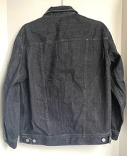 Load image into Gallery viewer, Madewell Denim Jacket Womens Black Oversized Trucker Cotton, Lunar Wash