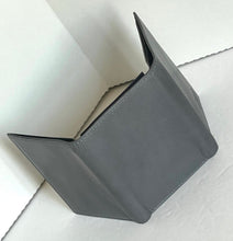 Load image into Gallery viewer, Mancini Wallet Trifold Mens Gray RFID ID Window Leather Gray Billfold Small Boxed