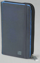 Load image into Gallery viewer, Moleskine Double Wallet Mens Large Gray Nylon Zip Around Travel Organizer