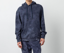Load image into Gallery viewer, Rails Fulton Tie Dye Hoodie Sweatshirt Mens Blue Pullover Midnight Pockets