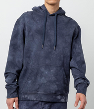 Load image into Gallery viewer, Rails Fulton Tie Dye Hoodie Sweatshirt Mens Blue Pullover Midnight Pockets