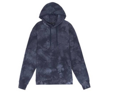 Load image into Gallery viewer, Rails Fulton Tie Dye Hoodie Sweatshirt Mens Blue Pullover Midnight Pockets