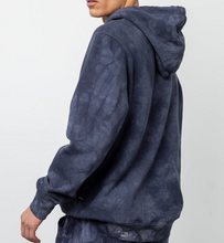 Load image into Gallery viewer, Rails Fulton Tie Dye Hoodie Sweatshirt Mens Blue Pullover Midnight Pockets