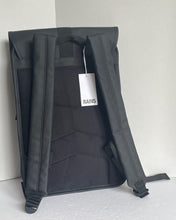 Load image into Gallery viewer, RAINS Buckle Mini Backpack Waterproof Black Laptop Sleeve Vegan Adjustable Unisex