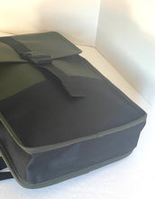 Load image into Gallery viewer, RAINS Buckle Mini Backpack Waterproof Green Laptop Sleeve Vegan Adjustable Unisex