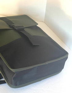 RAINS Buckle Mini Backpack Waterproof Green Laptop Sleeve Vegan Adjustable Unisex