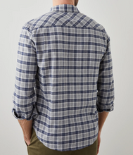 Load image into Gallery viewer, Rails Reid Plaid Shirt Mens Medium Blue Button Down Faded Navy Melange