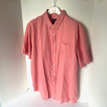 Load image into Gallery viewer, Rails Paros Linen Blend Shirt Mens XL Short Sleeve Pink Button-Up Lightweight