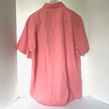 Load image into Gallery viewer, Rails Paros Linen Blend Shirt Mens XL Short Sleeve Pink Button-Up Lightweight