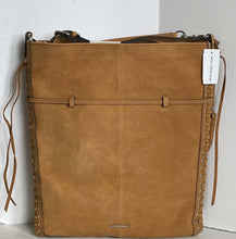 Load image into Gallery viewer, Rebecca Minkoff Crossbody Messenger Bag Brown Suede Leather Aztec Embroidered