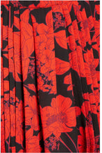 Load image into Gallery viewer, Rebecca Minkoff Mini Dress Womens Large Red Flutter Sleeve Pleated Ruffles