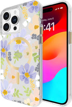 Load image into Gallery viewer, Rifle Paper Co iPhone 15 PRO MAX Case Floral MagSafe Hardshell Pastel Marguerite