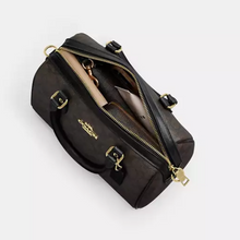 Load image into Gallery viewer, Coach Rowan Satchel Bag Medium Signature Canvas Jade CV961 Crossbody Green