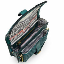Load image into Gallery viewer, She Lo Crossbody Womens Small Green Leather Moto Camera Bag Shoulder