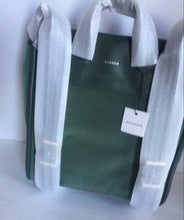 Load image into Gallery viewer, Skagen Backpack Womens Large Green Nylon Leather Drawstring Medium Ebba