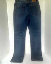 Load image into Gallery viewer, TOTEME High Rise Slim Straight Leg Womens 2632 Regular Fit Denim Dark Vintage