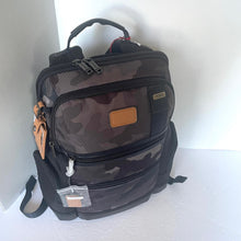 Load image into Gallery viewer, TUMI Parrish Laptop Backpack Ballistic Nylon Leather Khaki Camo 02223681KCM