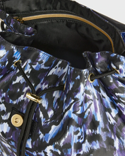 Load image into Gallery viewer, Ted Baker Backpack Womens Small Blue Nylon Nillana  Animal Print Lightweight Bag