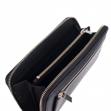 Load image into Gallery viewer, Ted Baker Women’s Robyna Continental Tassel Zip Black Leather Large Wallet