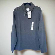 Load image into Gallery viewer, Tommy Bahama Martinique Shawl Sweater Mens Large Gray Cotton Sweatshirt