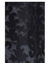 Load image into Gallery viewer, Tory Burch Etta Lace Damask Embroidered A-Line Women's Black Mini Skirt -14