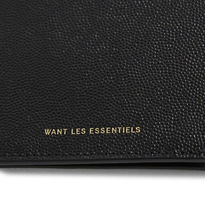 Load image into Gallery viewer, WANT Les Essentiels Benin Wallet Men’s Black Double Billfold Leather Bifold Boxed