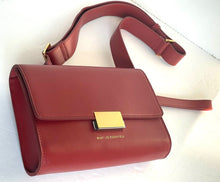 Load image into Gallery viewer, Want Les Essentiels Belt Bag Womens Red Leather Corzo Clutch Wristlet