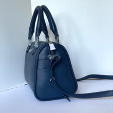 Load image into Gallery viewer, Zadig Voltaire XS Sunny Wings Small Leather Crossbody Bag Blue Top Zip Bowling