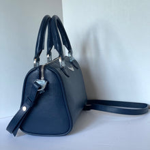 Load image into Gallery viewer, Zadig Voltaire XS Sunny Wings Small Leather Crossbody Bag Blue Top Zip Bowling