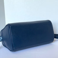 Load image into Gallery viewer, Zadig Voltaire XS Sunny Wings Small Leather Crossbody Bag Blue Top Zip Bowling