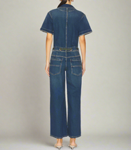 Load image into Gallery viewer, We The Free Edison Denim Jumpsuit Wide Leg Womens Large Blue Coverall Belt