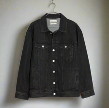 Load image into Gallery viewer, Madewell Jacket Womens 1X Black Denim Plus Size 100% Cotton, Lunar Wash