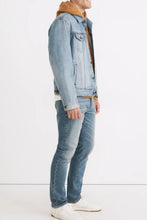 Load image into Gallery viewer, Madewell Denim Jacket Mens Blue Trucker Oversized Faded, Manitoba Wash