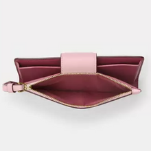 Load image into Gallery viewer, Coach Phone ID Wallet Wristlet CW780 Powder Pink Signature Canvas Clutch Bag