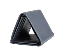 Load image into Gallery viewer, Mancini Wallet RFID Mens Gray Leather Trifold  ID Window Billfold Small Boxed