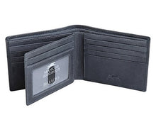 Load image into Gallery viewer, Mancini Wallet RFID Mens Large Gray Leather Double Billfold Bifold Center Wing ID