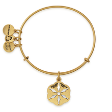 Load image into Gallery viewer, Alex & Ani Endless Knot "Destiny" Adjustable Charm Bangle Bracelet, Gold - Luxe Fashion Finds